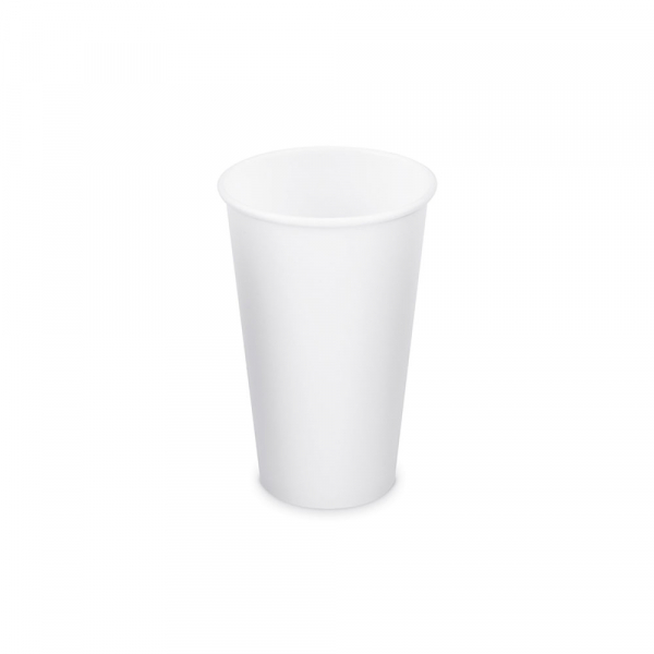 Pappbecher Kaffeebecher Hartpapierbecher 500 ml weiß (10 Stk.)